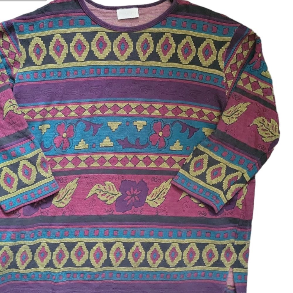 Funky and Vibrant EKD Vintage Sweatshirt - 2X
